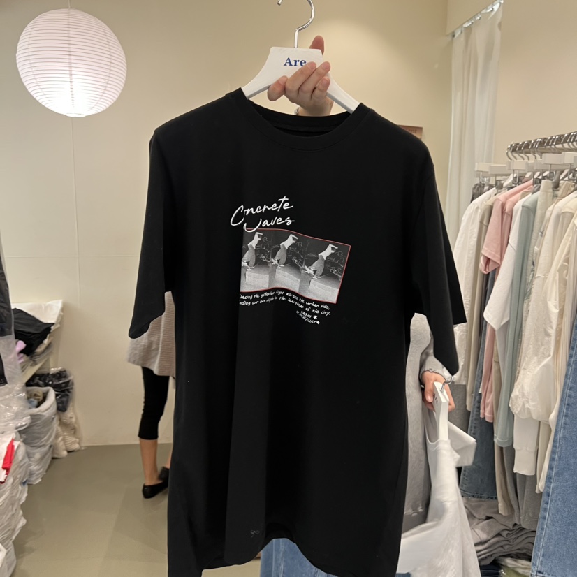 ARE韓國東大門代購女士新品26春夏人氣熱賣時尚職業休閑T恤ARE YOU/ARET恤圖色3