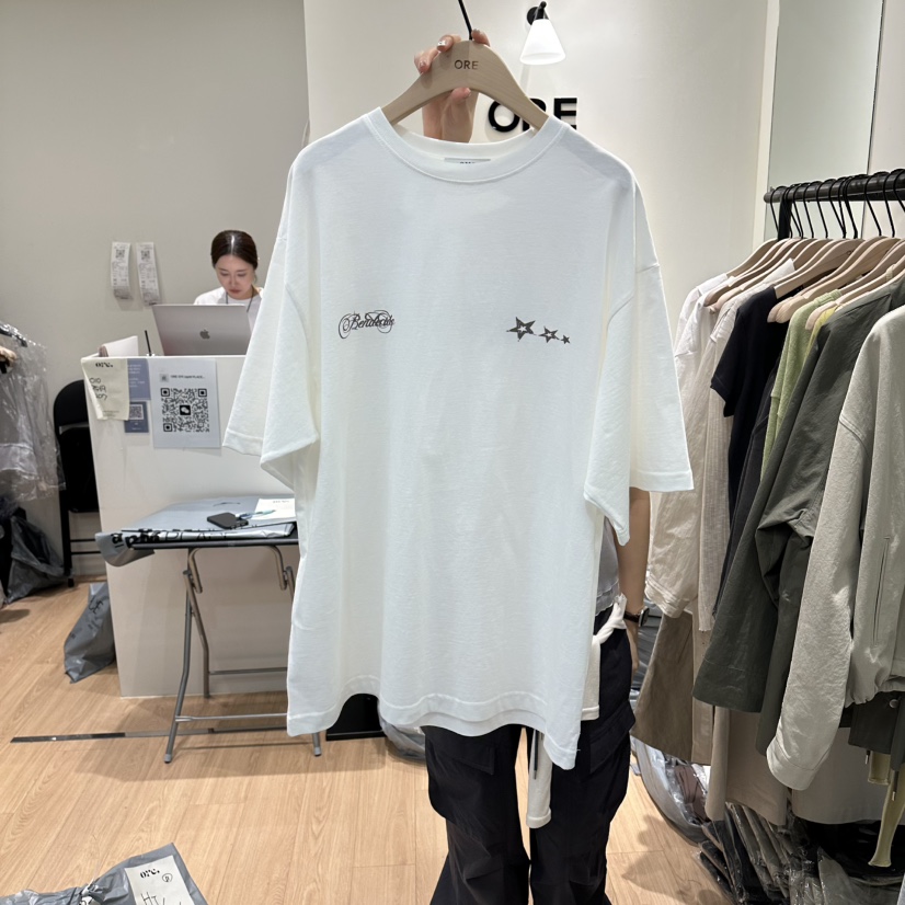 ORE-P韓國直郵實拍女士新款熱賣時尚26春夏人氣休閑推薦T恤ORET恤圖色1