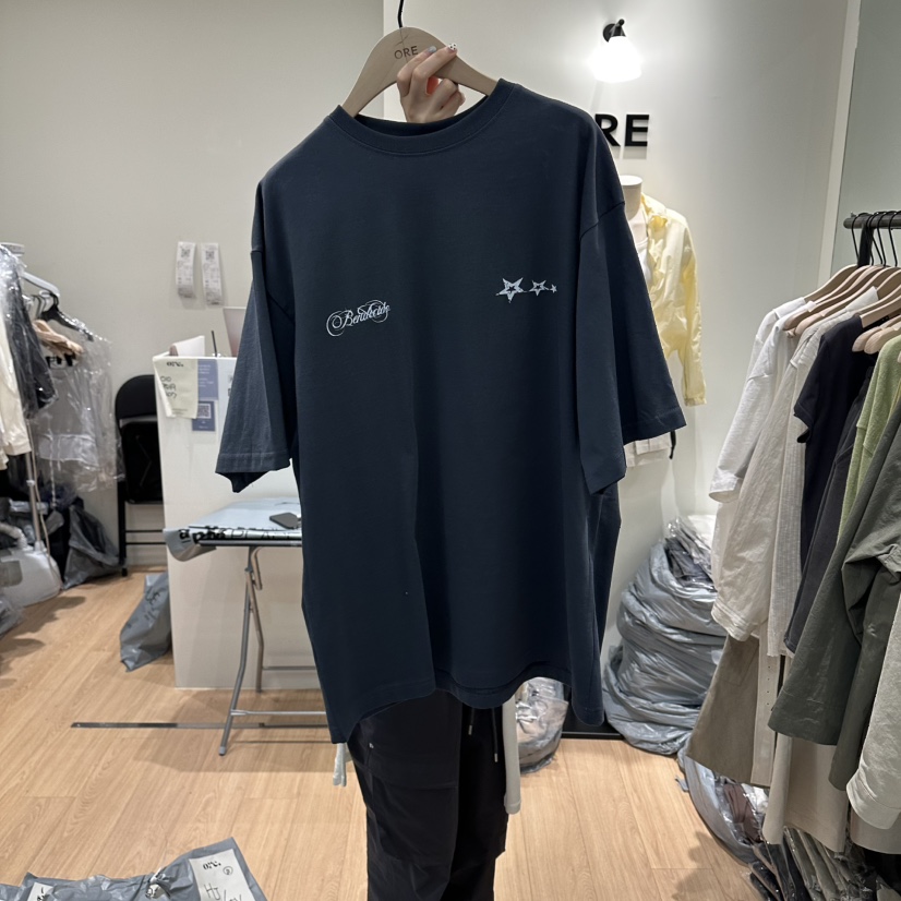 ORE-P韓國直郵實拍女士新款熱賣時尚26春夏人氣休閑推薦T恤ORET恤圖色2