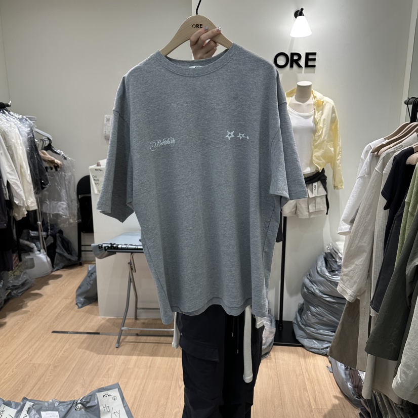 ORE-P韓國直郵實拍女士新款熱賣時尚26春夏人氣休閑推薦T恤ORET恤圖色3