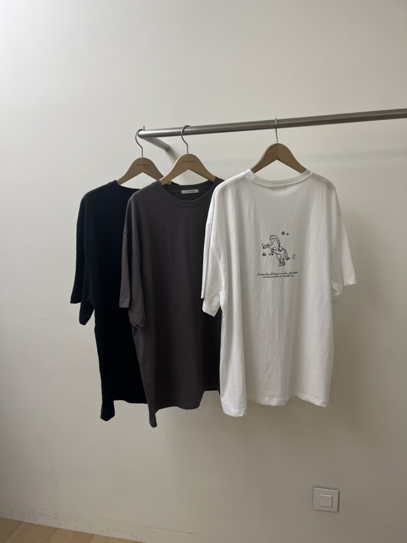 BLENDING-p韓國東大門直郵女士新品人氣26春夏時尚職業T恤BLENDING-pT恤