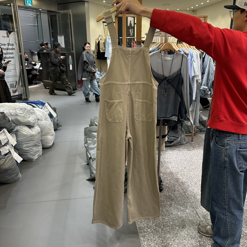 SOF韓國東大門代購女裝新款休閑熱賣時尚26春夏推薦背帶褲SOF背帶褲