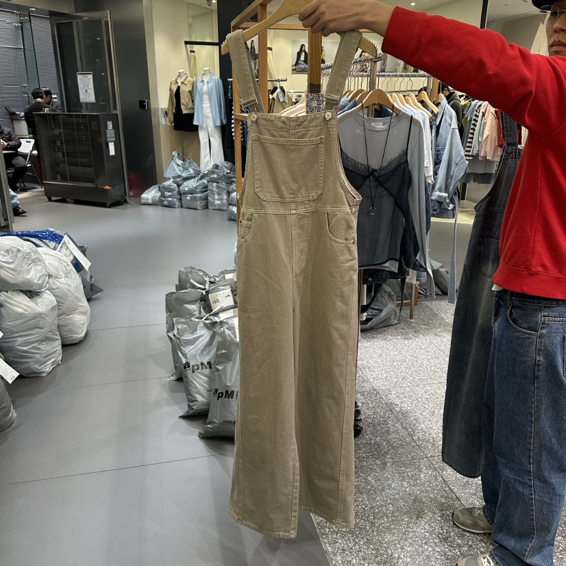 SOF韓國東大門代購女裝新款休閑熱賣時尚26春夏推薦背帶褲SOF背帶褲圖色1