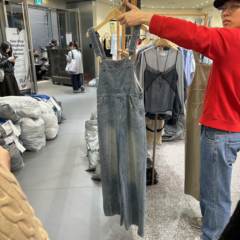 SOF韓國東大門代購女裝新款休閑熱賣時尚26春夏推薦背帶褲SOF背帶褲圖色2