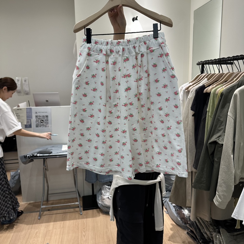 ORE-P韓國代購女士新款時尚熱賣休閑26春夏人氣職業短褲ORE短褲圖色1