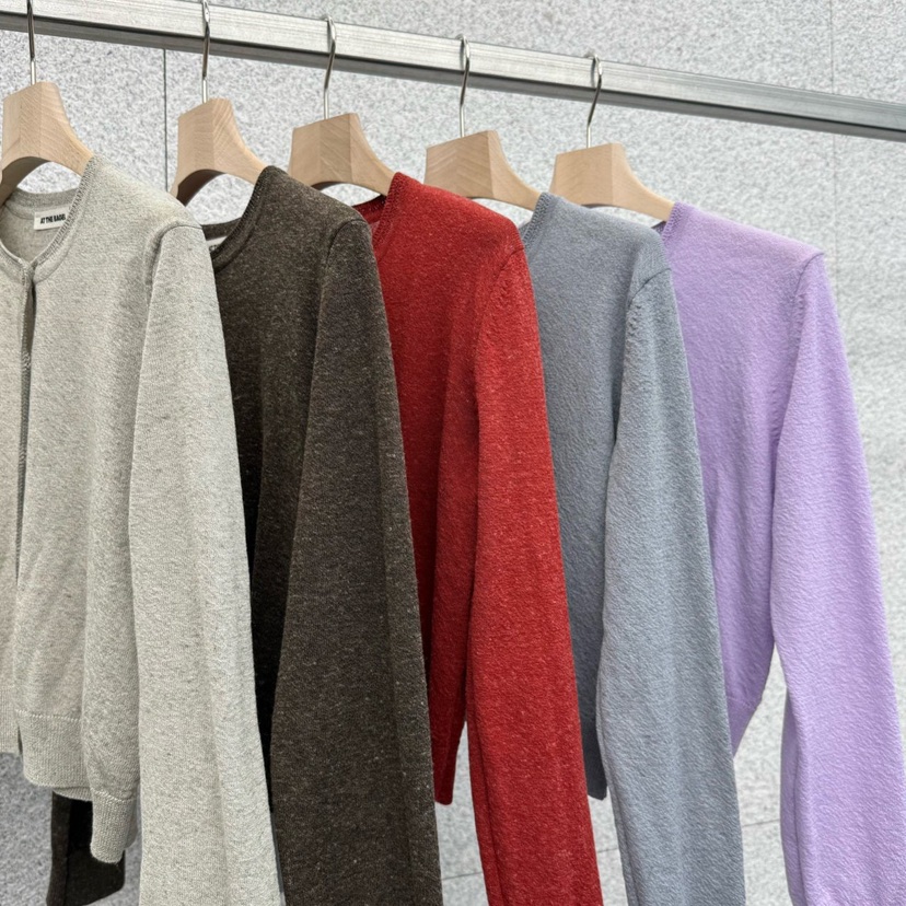 AT THE BAGEL韓國直郵女裝新款熱賣職業時尚26春夏針織衫AT THE BAGEL針織衫