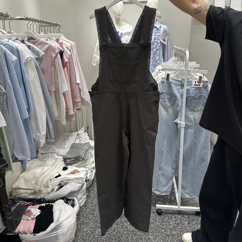 VINTAGE 888韓國直郵女士新品熱賣人氣時尚推薦職業背帶褲VINTAGE888/TRIPLE EIGHT背帶褲圖色2