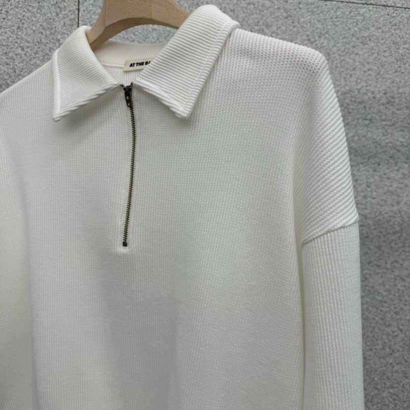 AT THE BAGEL韓國東大門代購女裝新款推薦職業衛衣拉鏈AT THE BAGEL衛衣