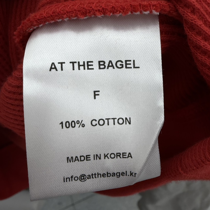 AT THE BAGEL韓國東大門代購女裝新款推薦職業衛衣拉鏈AT THE BAGEL衛衣