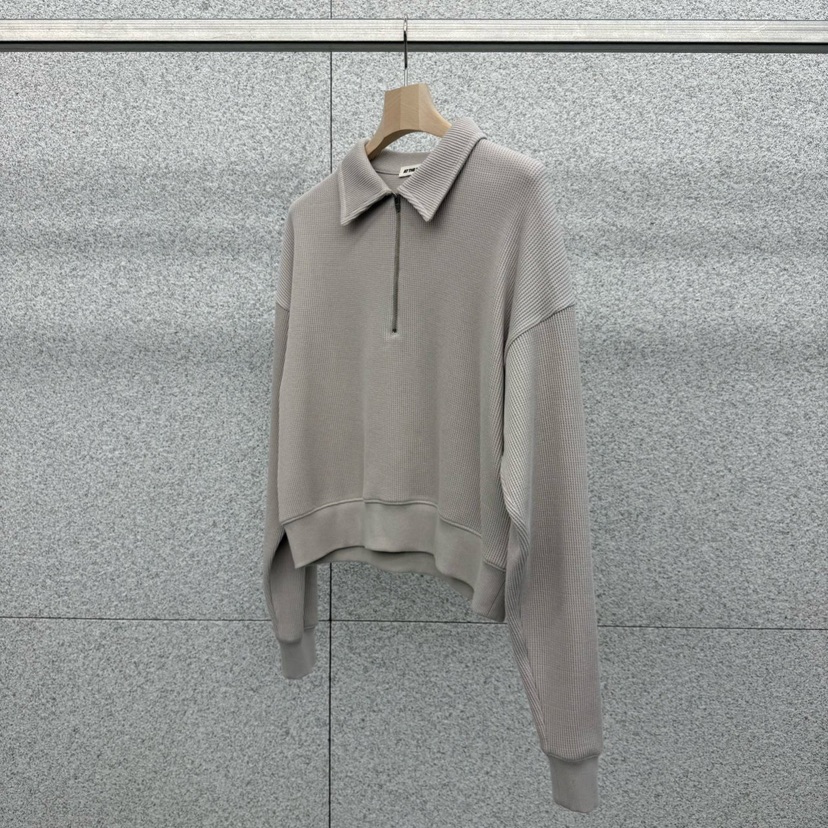 AT THE BAGEL韓國東大門代購女裝新款推薦職業衛衣拉鏈AT THE BAGEL衛衣圖色1