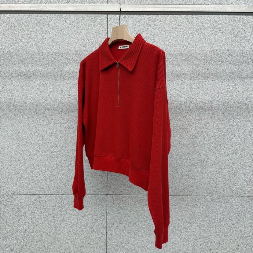 AT THE BAGEL韓國東大門代購女裝新款推薦職業衛衣拉鏈AT THE BAGEL衛衣圖色4