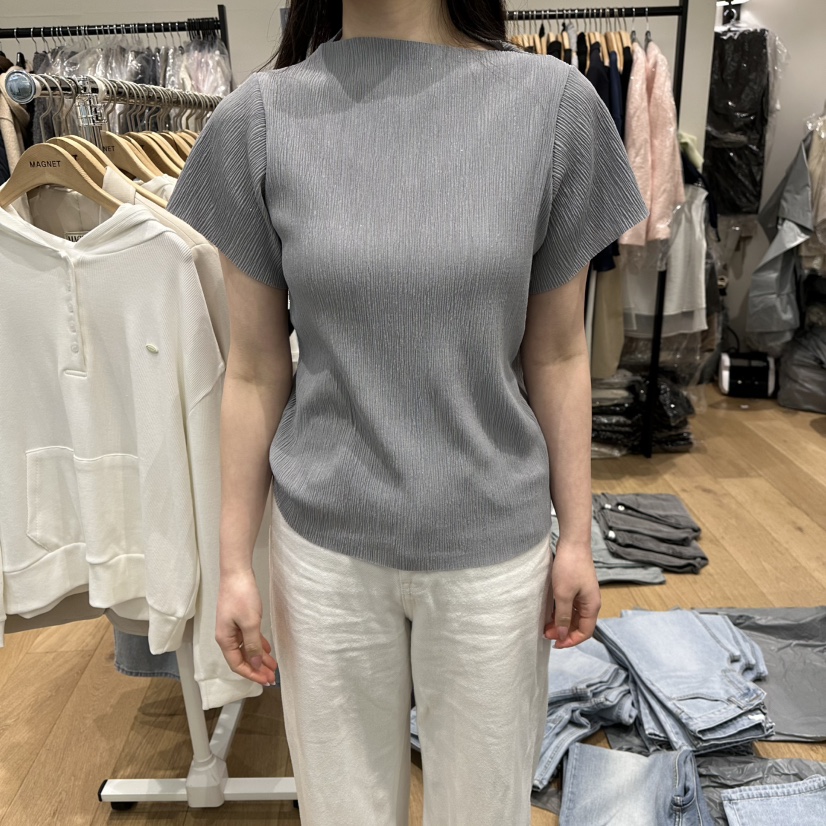 M.G.N韓國東大門代購女士新款職業熱賣休閑人氣T恤褶皺MAGNETT恤圖色2