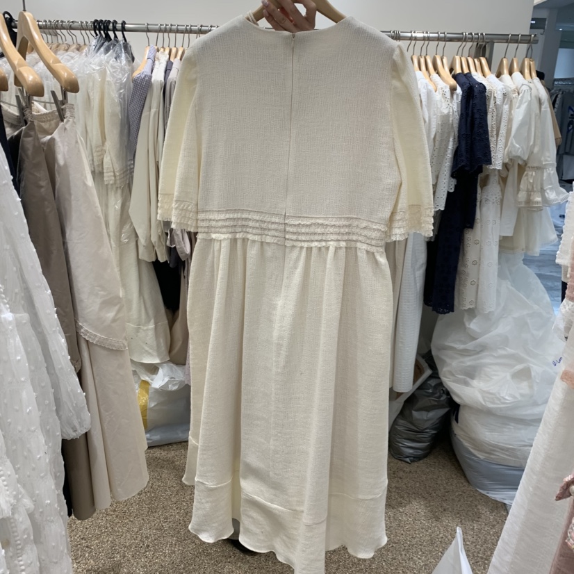 A韓國東大門代購女士新款推薦26春夏職業熱賣連衣裙含腰繩A STORE連衣裙