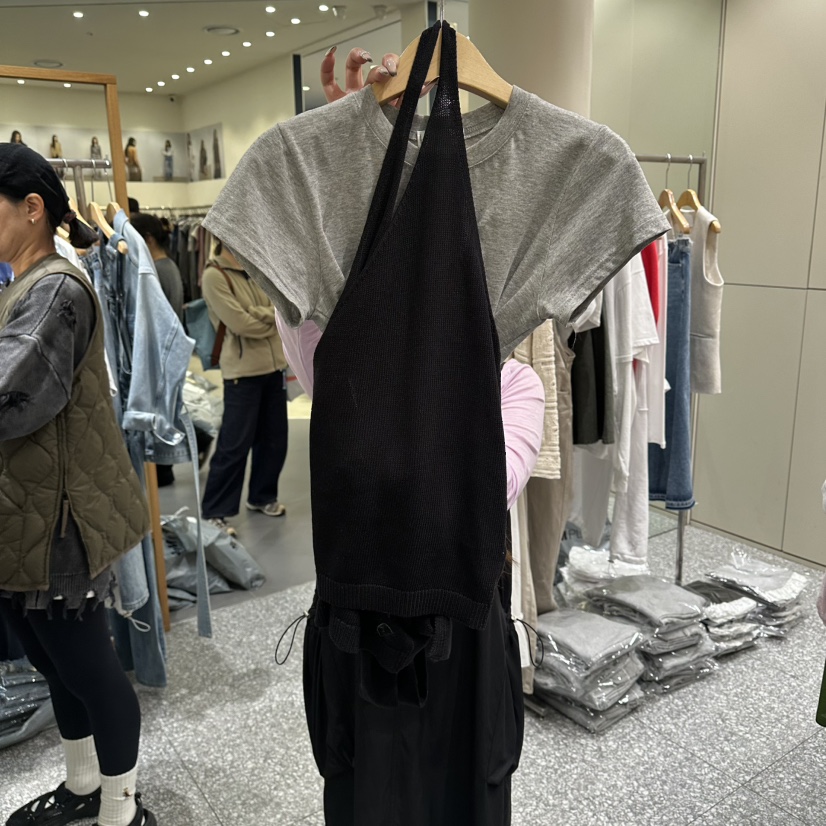 SOF韓國代購女士新品休閑人氣熱賣26春夏時尚職業吊帶背心SOF吊帶/背心圖色3