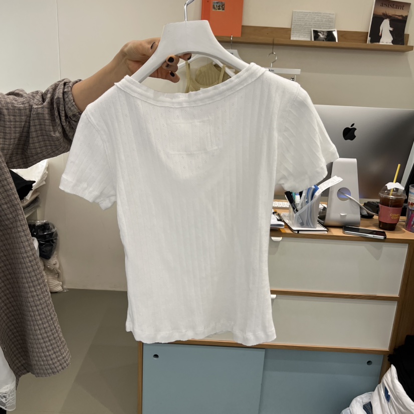 ARE韓國東大門直郵女士新款職業熱賣推薦休閑時尚26春夏T恤ARE YOU/ARET恤