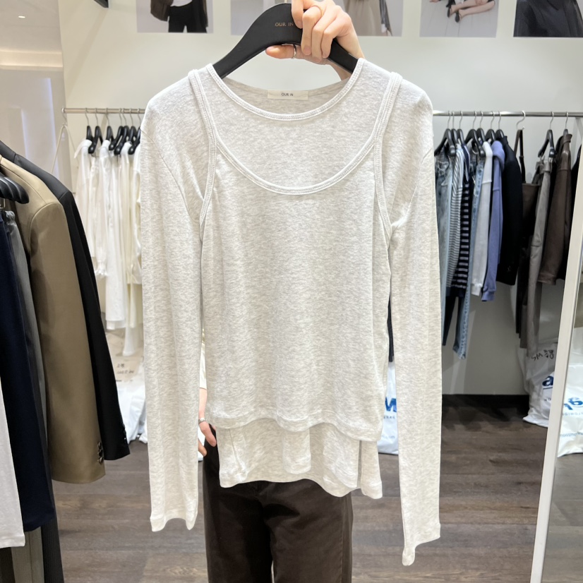 OURIN/THIS IS韓國直郵女裝新品休閑熱賣吊帶背心不含內搭OURIN/THIS IS吊帶/背心圖色3