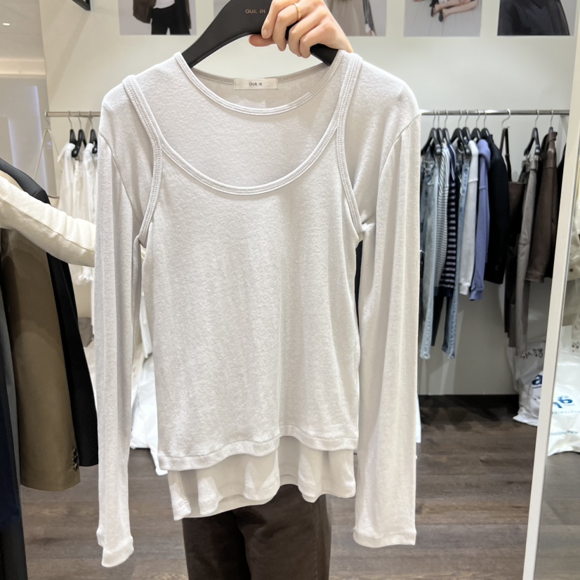 OURIN/THIS IS韓國直郵女裝新品休閑熱賣吊帶背心不含內搭OURIN/THIS IS吊帶/背心圖色4