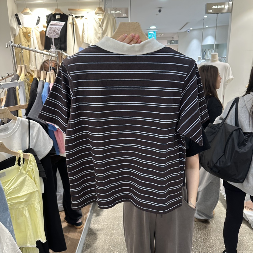 DELLING韓國代購女裝新品時尚26春夏推薦人氣職業熱賣T恤DELLINGT恤