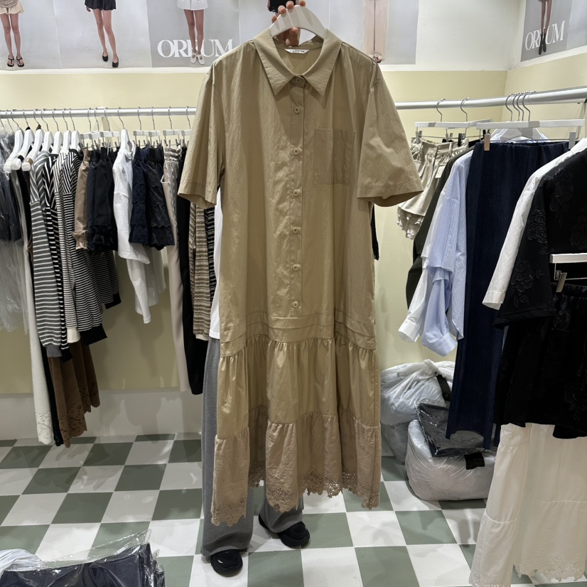 OREUM韓國直郵實拍女士新品熱賣職業人氣推薦時尚26春夏連衣裙OREUM連衣裙圖色2