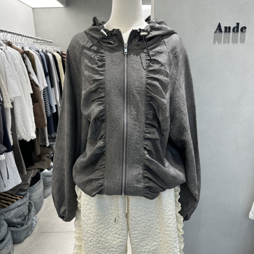 ANDE韓國東大門代購女裝新款26春夏熱賣時尚休閑推薦夾克Ande夾克圖色2