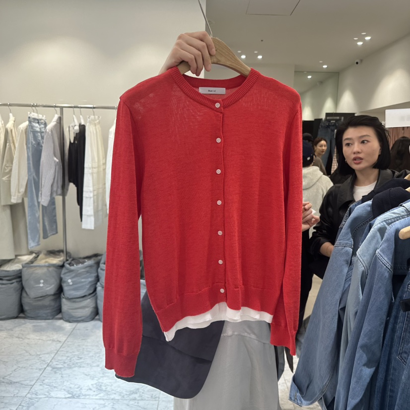 BLUEI-D/N SHARP韓國東大門直郵女裝新品職業休閑針織衫Blue i-d/N SHARP針織衫圖色2