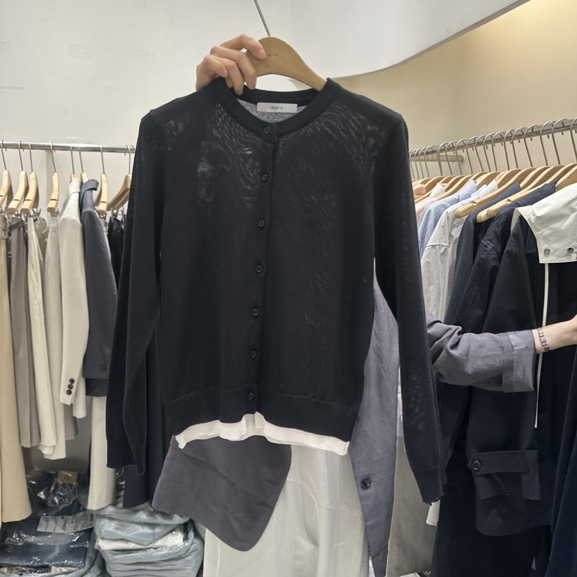 BLUEI-D/N SHARP韓國東大門直郵女裝新品職業休閑針織衫Blue i-d/N SHARP針織衫圖色4