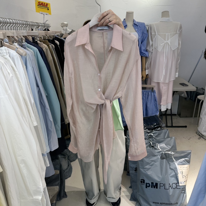 FLORAL韓國代購女士新品推薦休閑職業熱賣26春夏襯衫蕾絲衫FLORAL襯衫/蕾絲衫圖色2