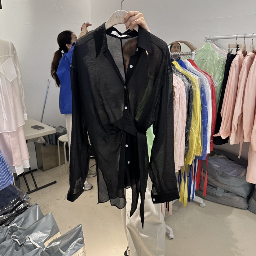 FLORAL韓國代購女士新品推薦休閑職業熱賣26春夏襯衫蕾絲衫FLORAL襯衫/蕾絲衫圖色4