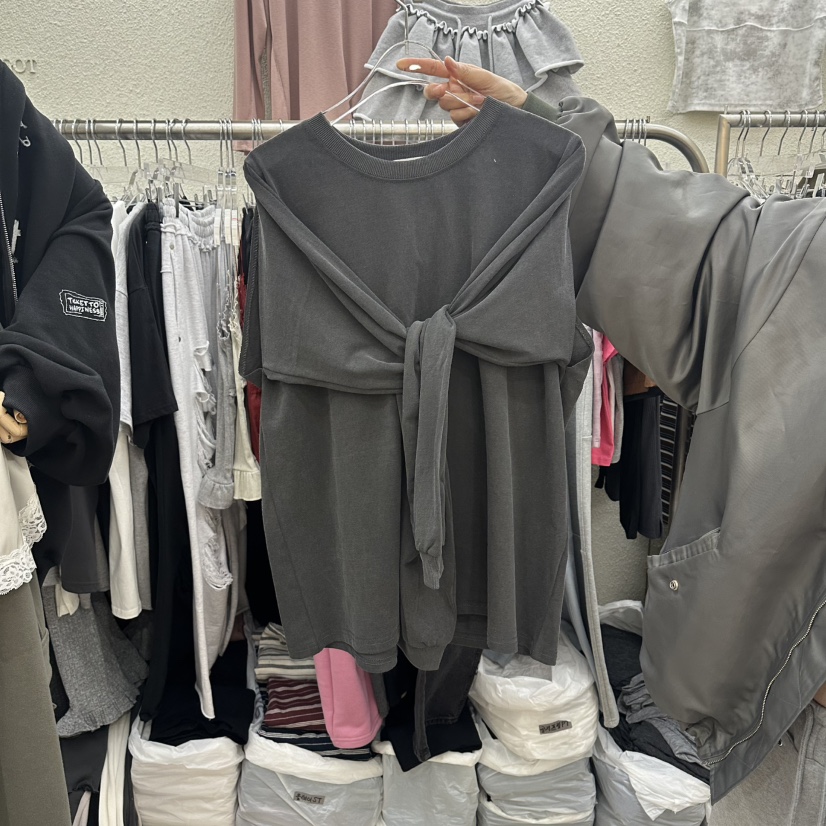 MAGOT韓國代購女裝新品熱賣人氣推薦26春夏時尚職業長袖T恤IIIΛGOT/MAGOT長袖T恤圖色2