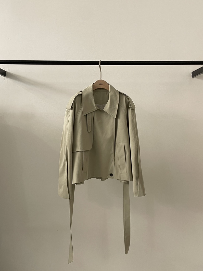 2DA/DARIMI-P韓國代購女士新品熱賣休閑推薦夾克含腰帶2DA/DARIMI-P夾克圖色2