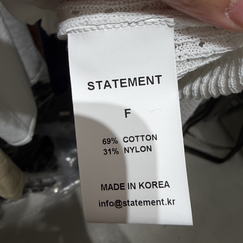 STATEMENT韓國代購女士新品休閑時尚人氣推薦26春夏針織衫STATEMENT針織衫