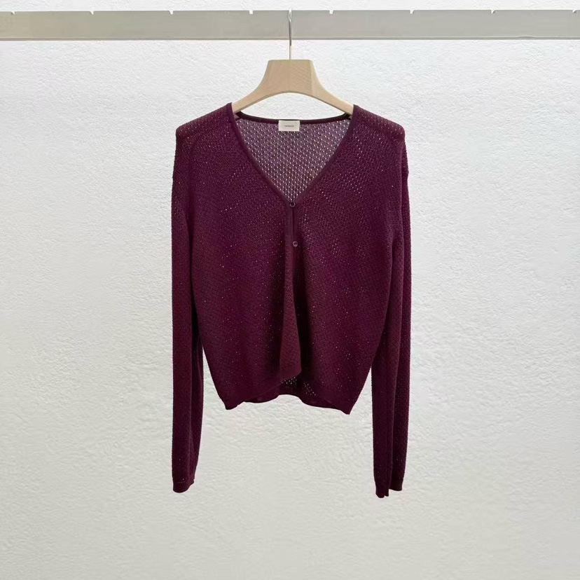 STATEMENT韓國代購女士新品休閑時尚人氣推薦26春夏針織衫STATEMENT針織衫圖色4紫色