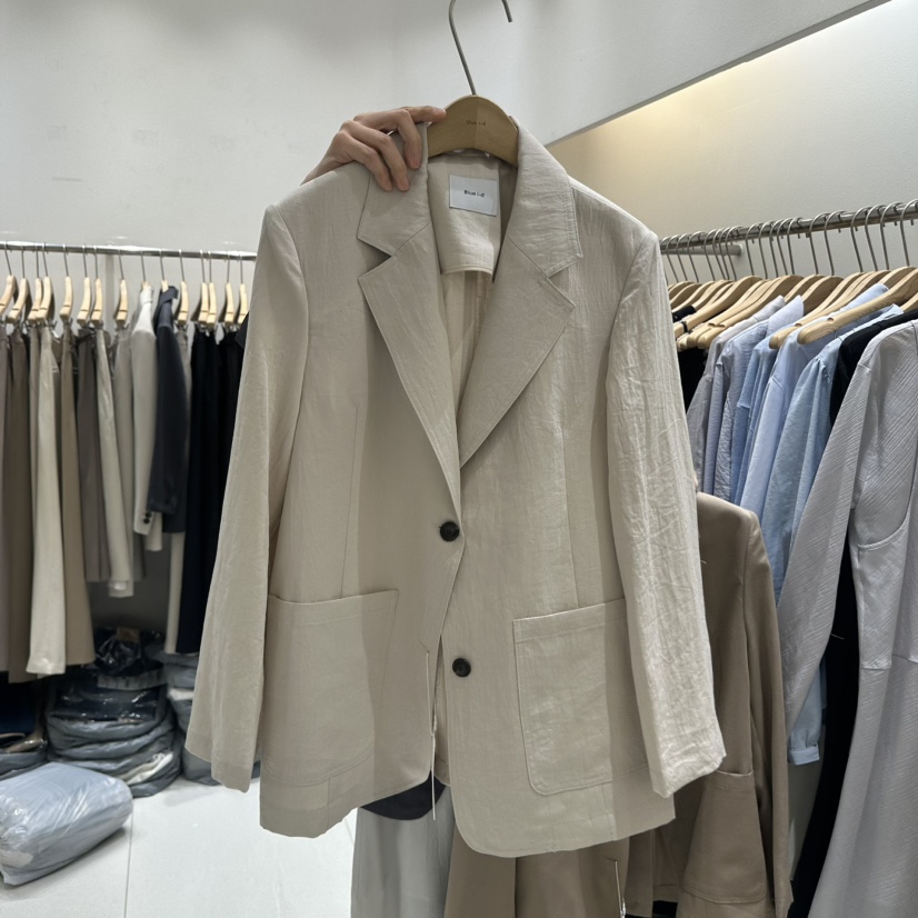 BLUEI-D/N SHARP韓國直郵實拍女裝新品人氣熱賣職業夾克Blue i-d/N SHARP夾克圖色1