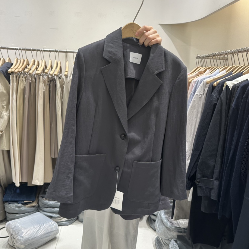 BLUEI-D/N SHARP韓國直郵實拍女裝新品人氣熱賣職業夾克Blue i-d/N SHARP夾克圖色3