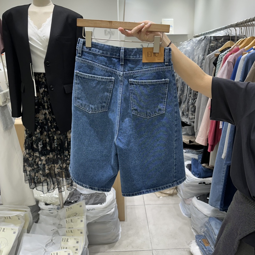 EN.U韓國直郵女裝新品26春夏休閑時尚人氣熱賣職業推薦短褲EN.U短褲