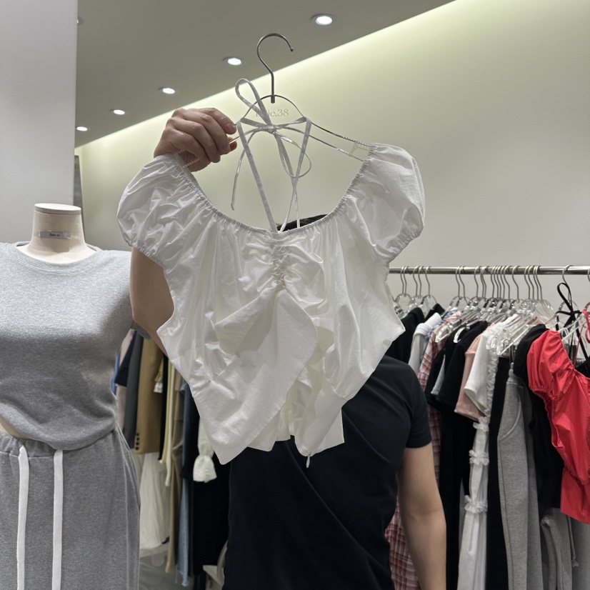 BAIE.38韓國代購女裝新款休閑推薦時尚熱賣人氣襯衫蕾絲衫BAIE.38襯衫/蕾絲衫圖色4