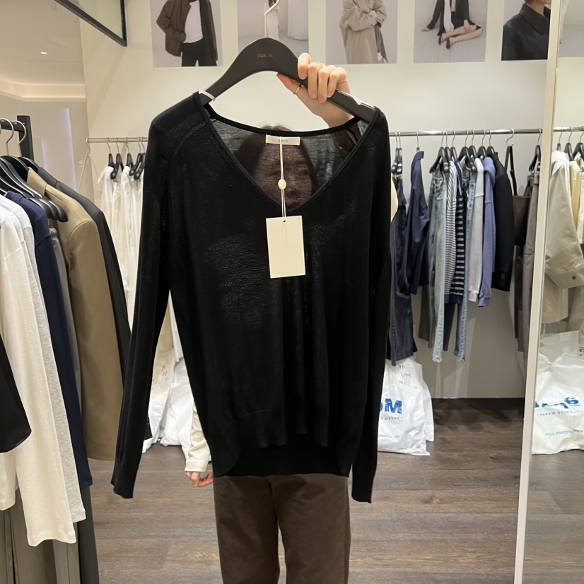 OURIN/THIS IS韓國東大門代購女裝新款熱賣時尚針織衫絲綢OURIN/THIS IS針織衫圖色4