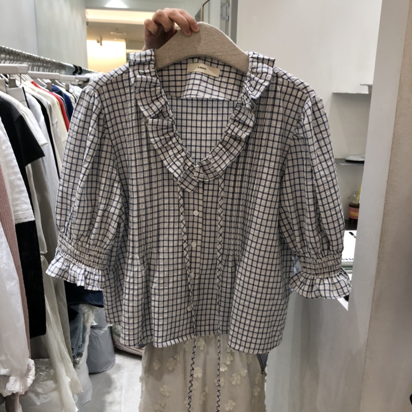 ASOME韓國東大門代購女士新品人氣職業推薦時尚襯衫蕾絲衫A.SOME襯衫/蕾絲衫圖色1