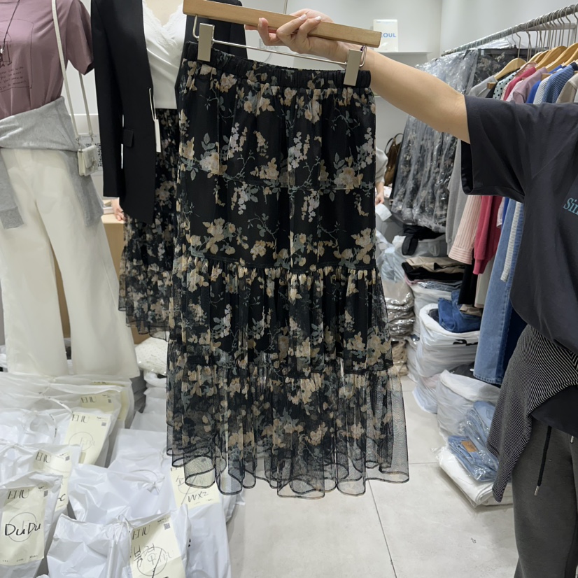 EN.U韓國東大門直郵女士新品休閑職業時尚推薦26春夏長裙EN.U長裙