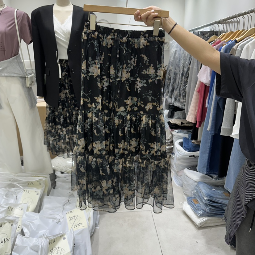 EN.U韓國東大門直郵女士新品休閑職業時尚推薦26春夏長裙EN.U長裙圖色1