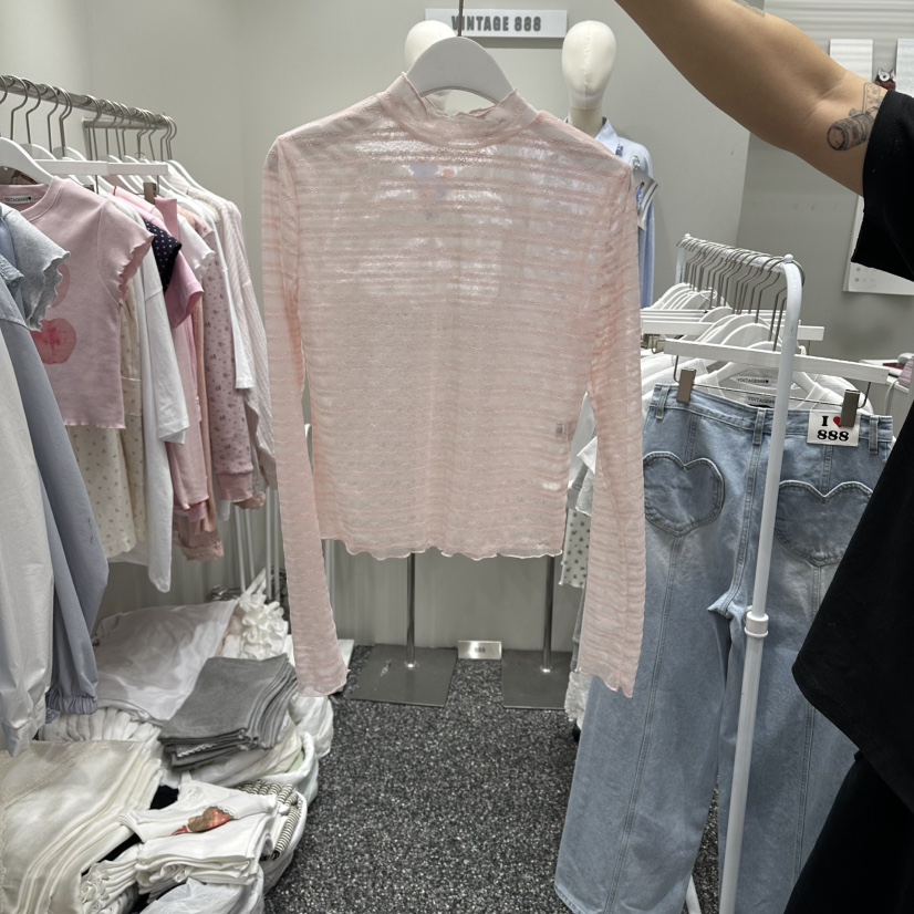 VINTAGE 888韓國直郵實拍女士新品休閑26春夏人氣長袖T恤VINTAGE888/TRIPLE EIGHT長袖T恤