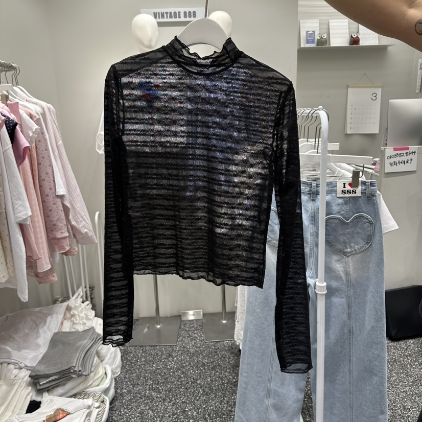 VINTAGE 888韓國直郵實拍女士新品休閑26春夏人氣長袖T恤VINTAGE888/TRIPLE EIGHT長袖T恤圖色3