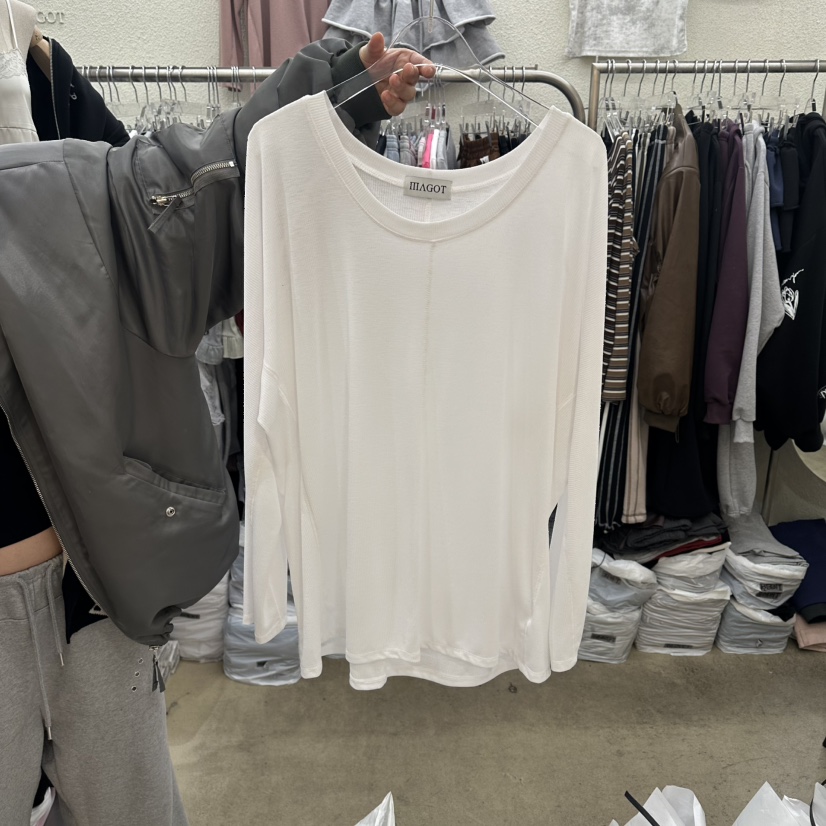 MAGOT韓國直郵女士新款推薦人氣休閑熱賣時尚26春夏長袖T恤IIIΛGOT/MAGOT長袖T恤圖色2