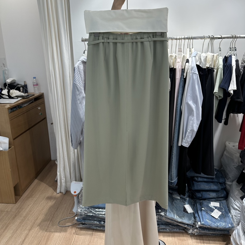 STORIES韓國直郵實拍女士新款職業休閑時尚推薦人氣26春夏長裙STORIES長裙