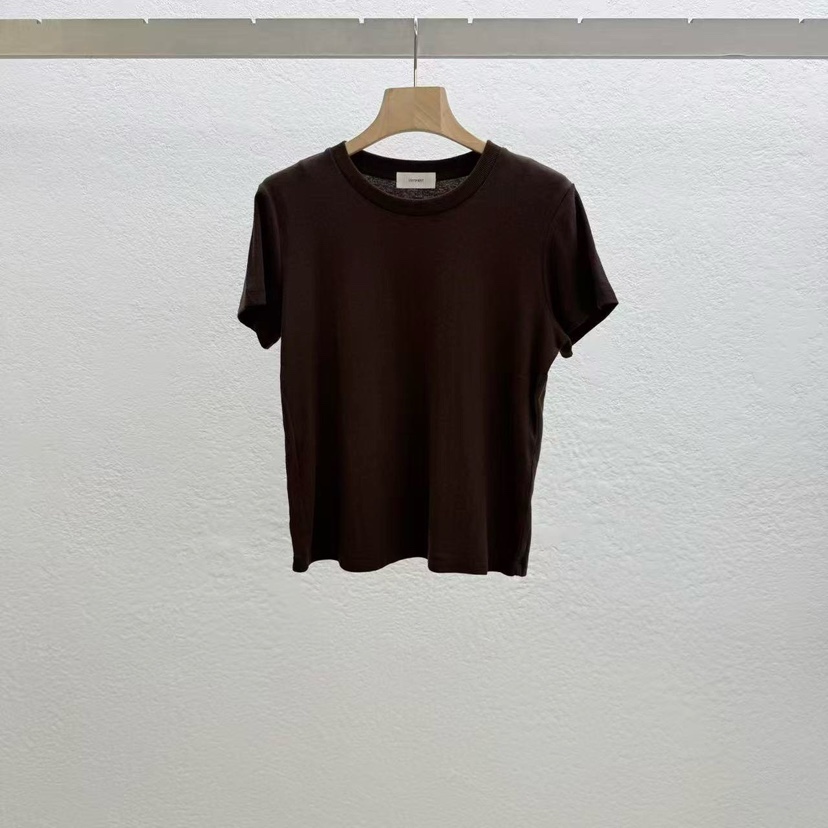 STATEMENT韓國直郵實拍女士新品休閑時尚人氣推薦職業T恤STATEMENTT恤圖色4棕色