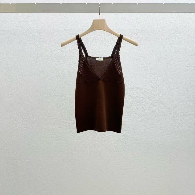 STATEMENT韓國東大門代購女裝新品職業時尚人氣26春夏吊帶背心STATEMENT吊帶/背心圖色3棕色