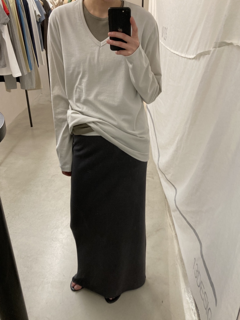 MYOS韓國東大門直郵女士新品休閑推薦長袖T恤不含內搭V領MYOS長袖T恤