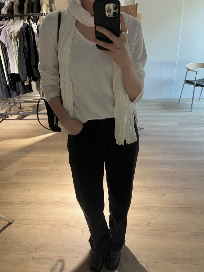 MYOS韓國東大門直郵女士新品休閑推薦長袖T恤不含內搭V領MYOS長袖T恤