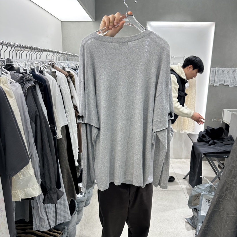 ANDE東大門直郵女士新品時尚休閑熱賣26春夏推薦人氣長袖T恤Ande長袖T恤