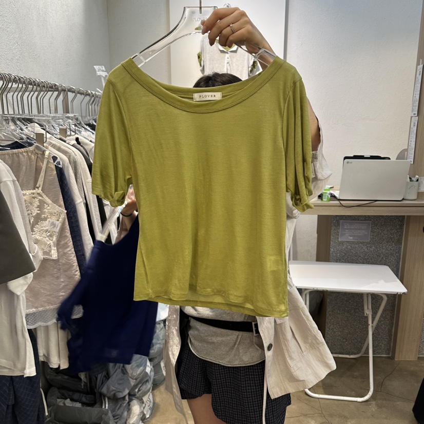 PLOVER韓國東大門直郵女裝新品26春夏時尚休閑推薦職業T恤PLO_VERT恤圖色3